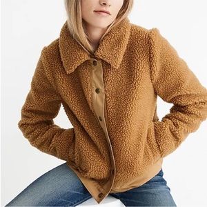 NWT Madewell Sherpa Portland Jacket SZ XS